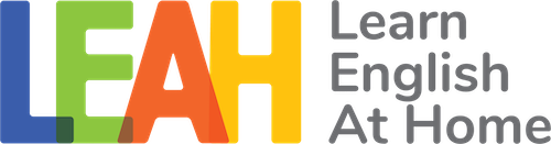 LEAH-logo Learn English at Home logo