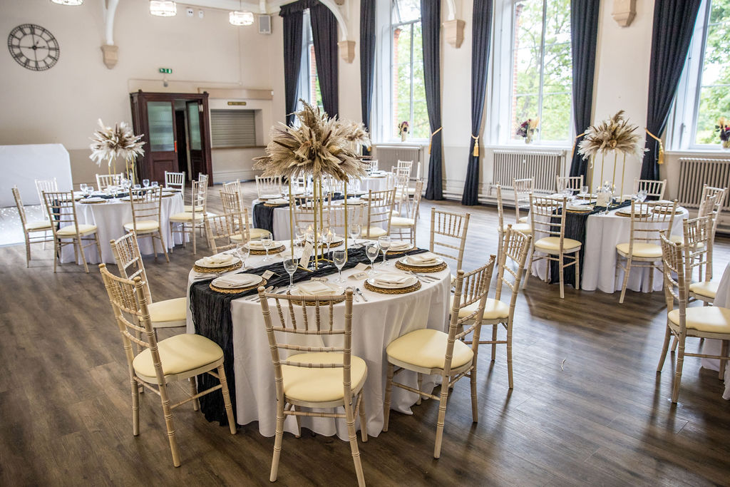 Wedding setting at Vestry Hall